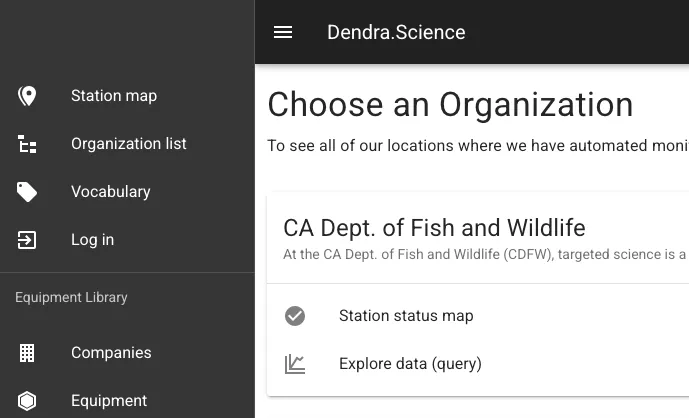 Dendra Navigation